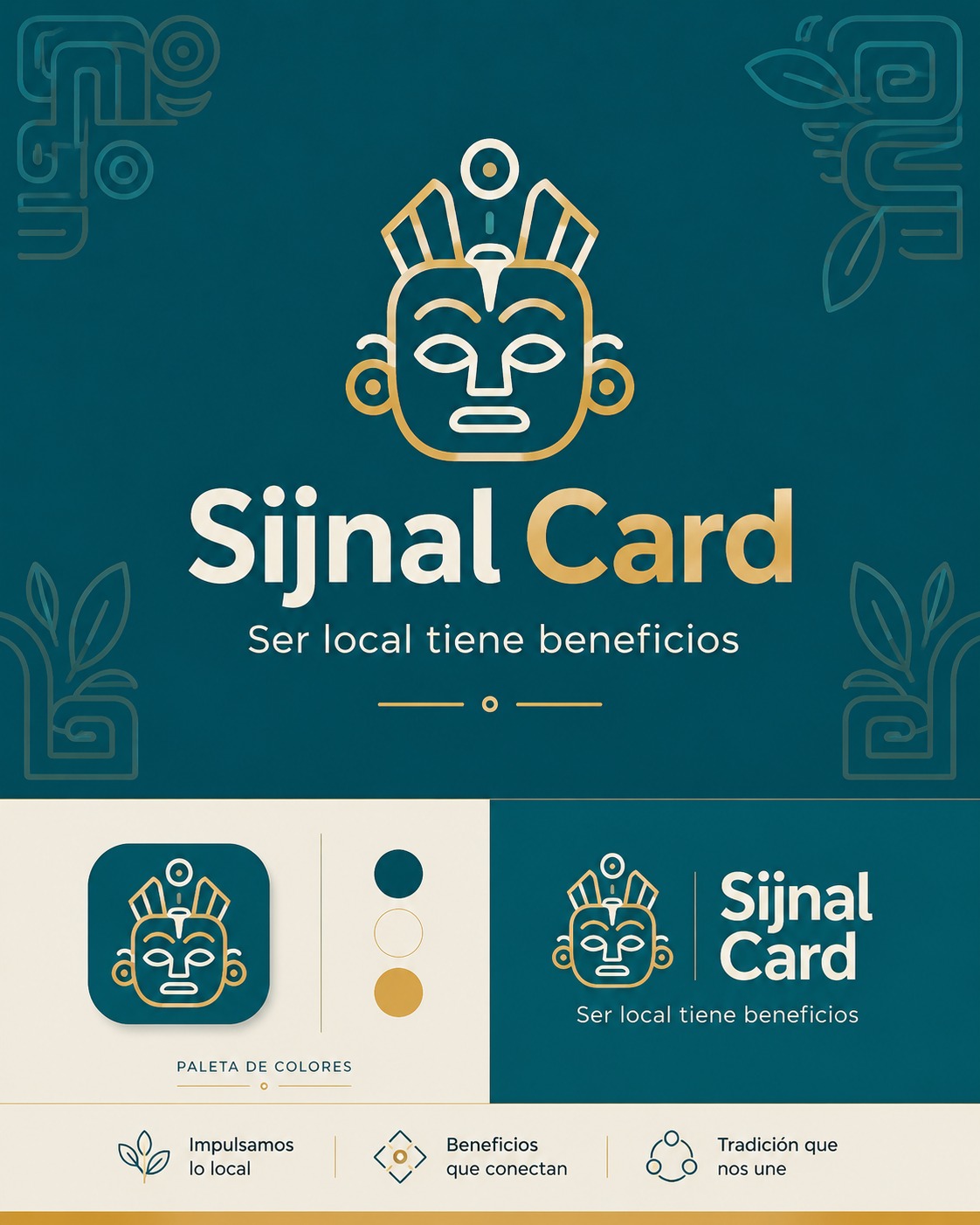 BrandBook oficial de Sijnal Card, ser local tiene beneficios